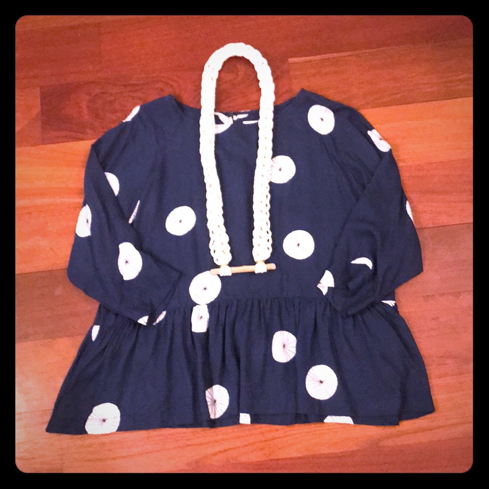 Anthropologie Peplum Top